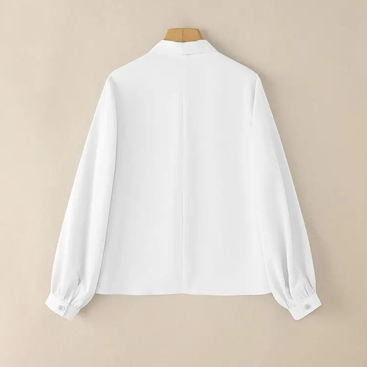 EMILIA SOFT TIE BLOUSE