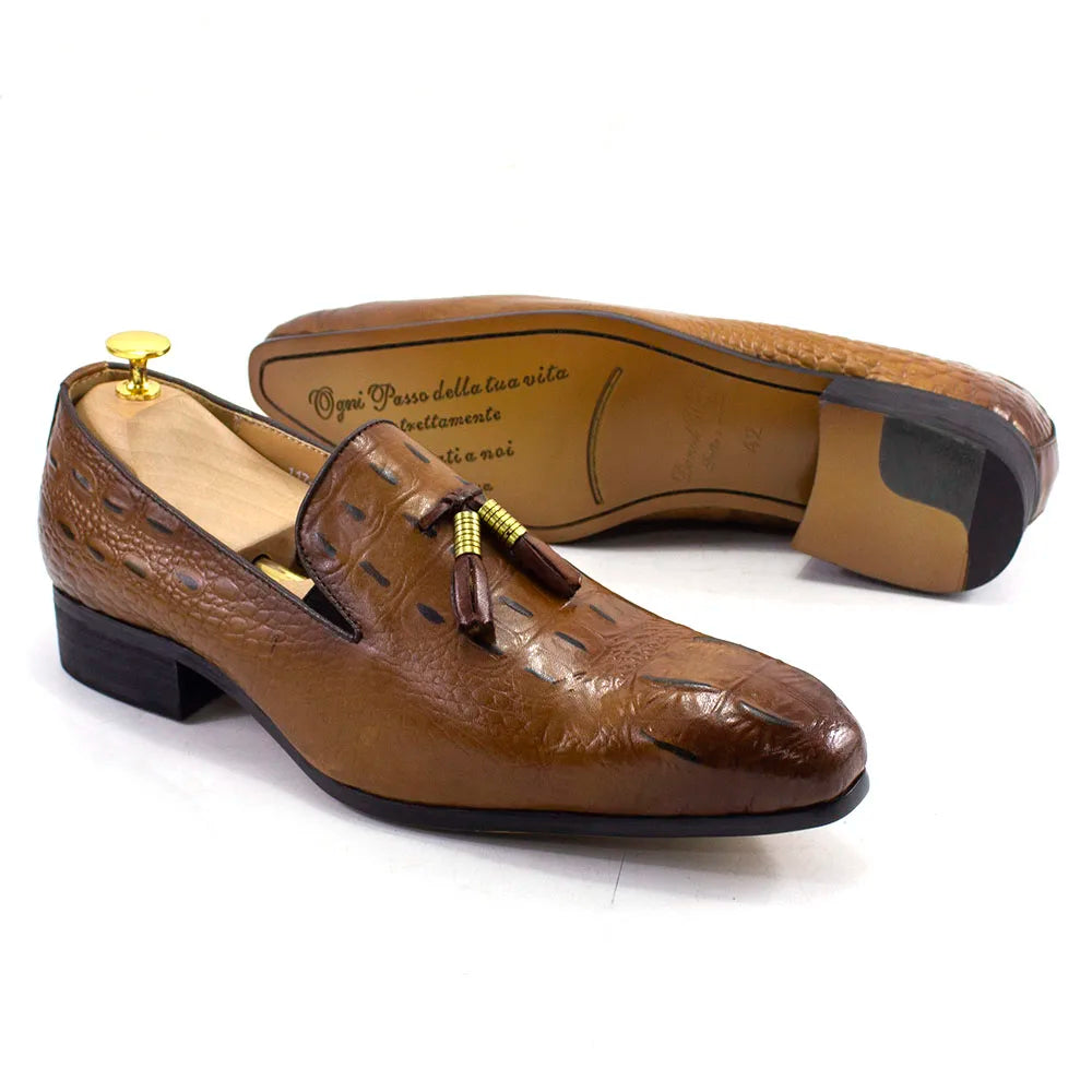DANIEL WAFER TASSEL LOAFERS
