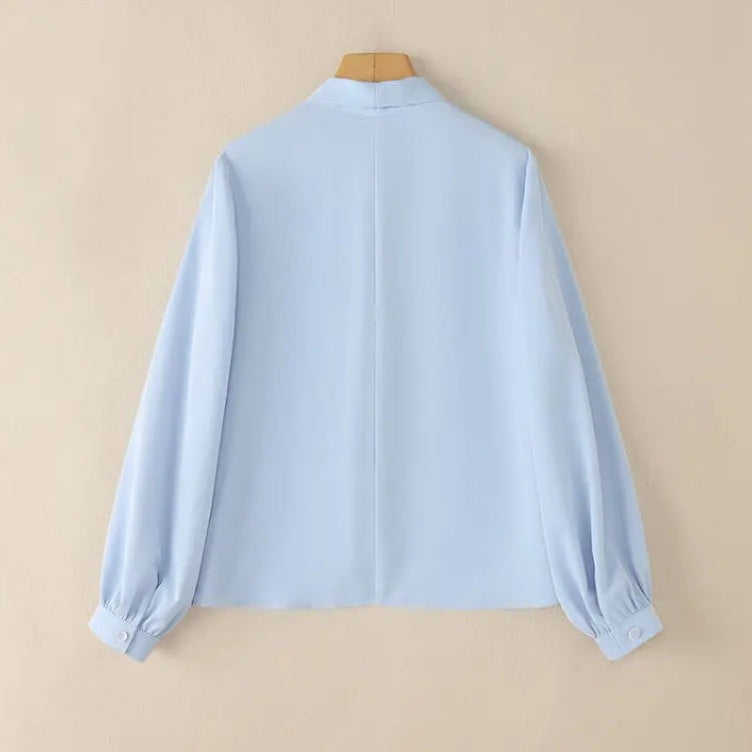 EMILIA SOFT TIE BLOUSE