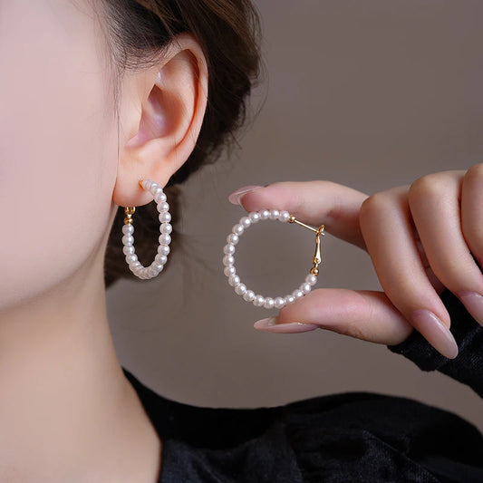 OPALINE HOOP EARRINGS
