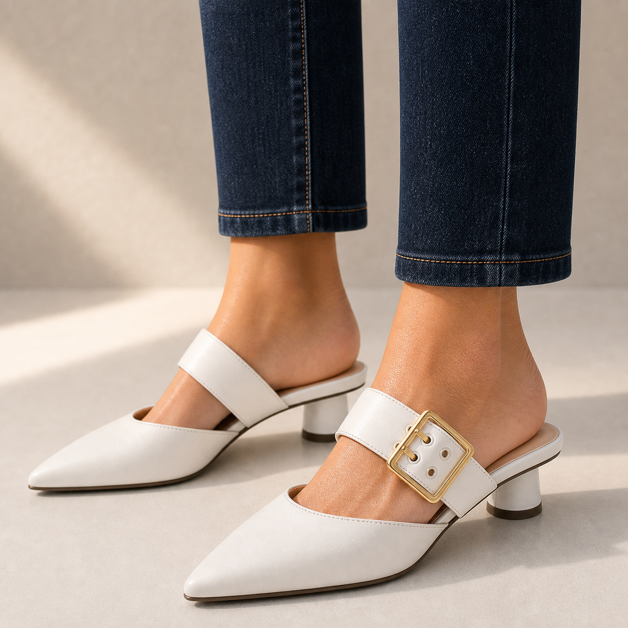 COLETTE BUCKLE HEEL