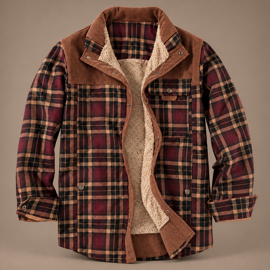 RUGGED PLAID WORKWEAR JACKET