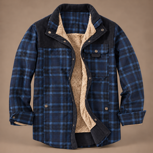 RUGGED PLAID WORKWEAR JACKET