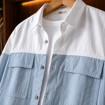 TRI-TONE RELAXED SHIRT