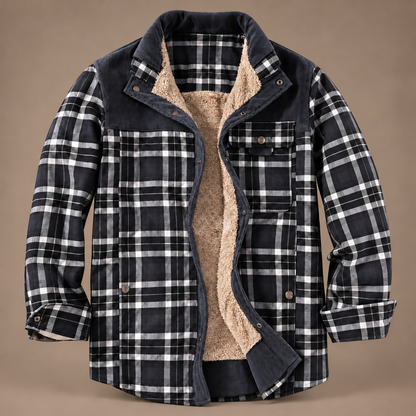 RUGGED PLAID WORKWEAR JACKET