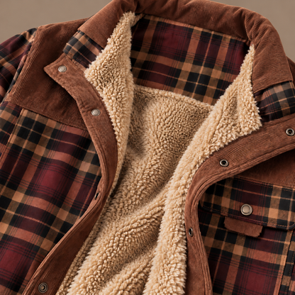 RUGGED PLAID WORKWEAR JACKET