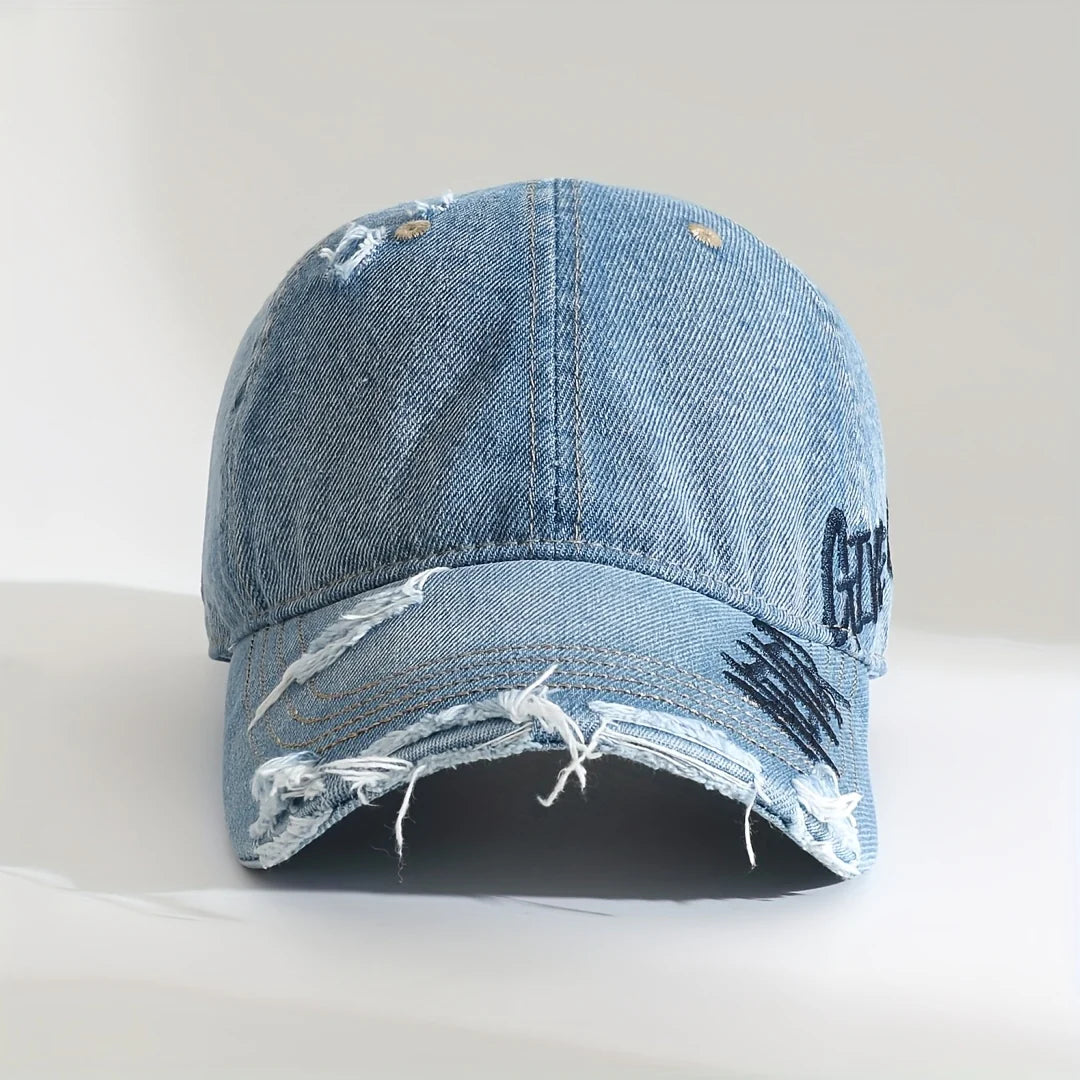 NEVER GIVE UP EMBROIDERED CAP