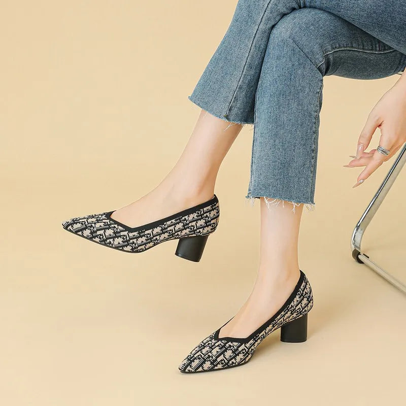 PALERMO TEXTURED HEELS