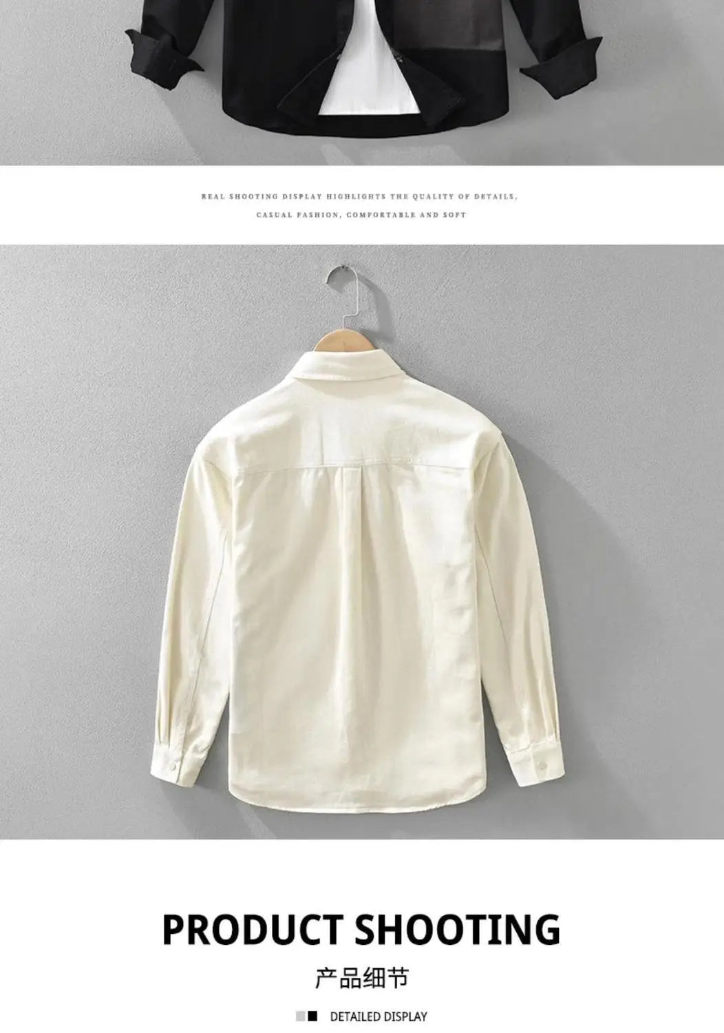 Japanese American Splicing Contrast Color Long-sleeved Shirt Men's Thin 2025 Spring Autumn New Workwear Casual Jacket T-Shirts