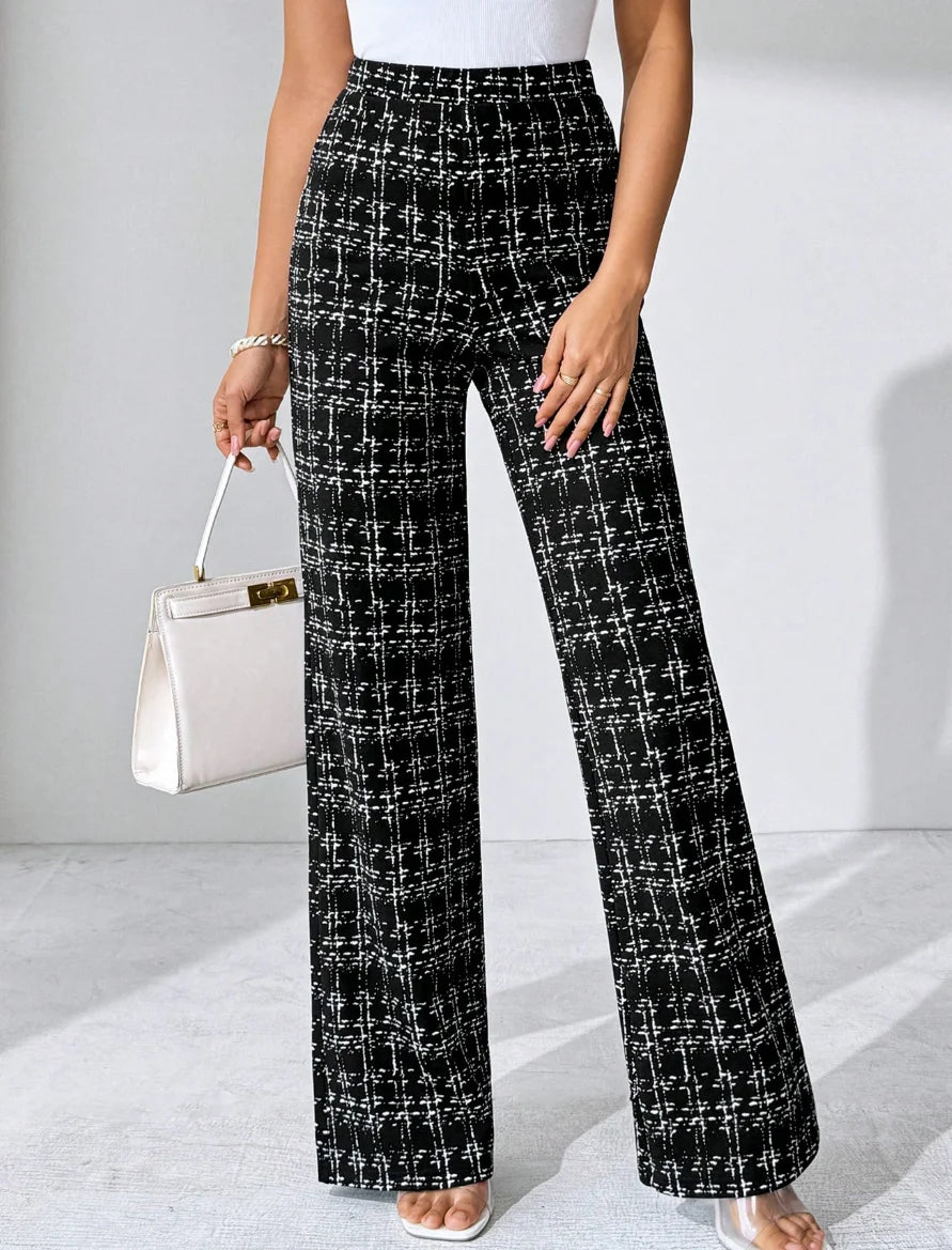 MARCELLINE GRID PANTS