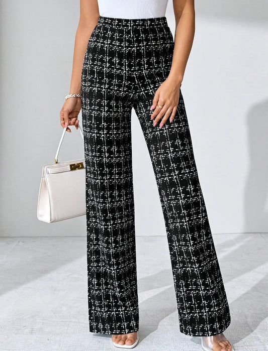 MARCELLINE GRID PANTS