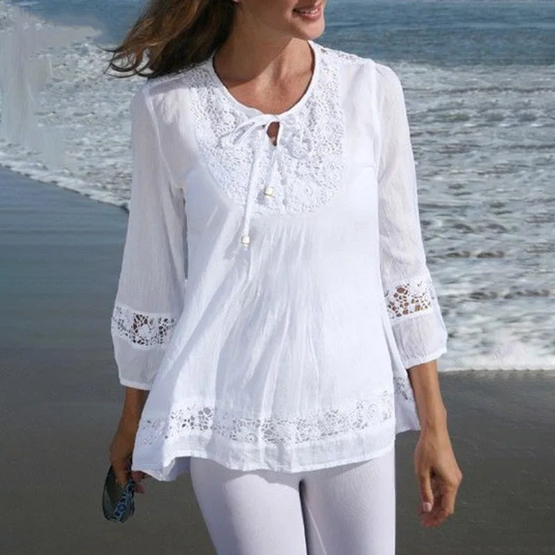 NOELLE EMBROIDERED TUNIC