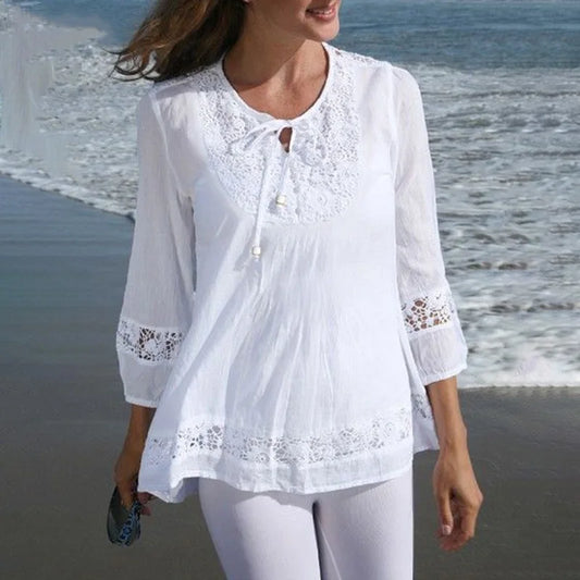 NOELLE EMBROIDERED TUNIC