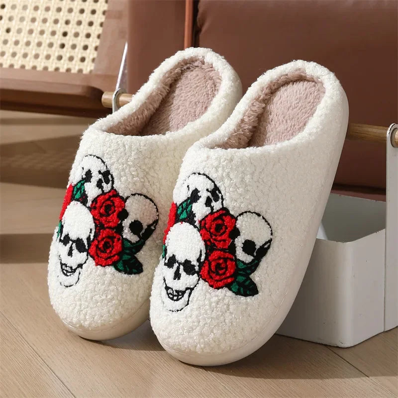 WOMENS HALLOWEEN NIGHT SLIPPERS