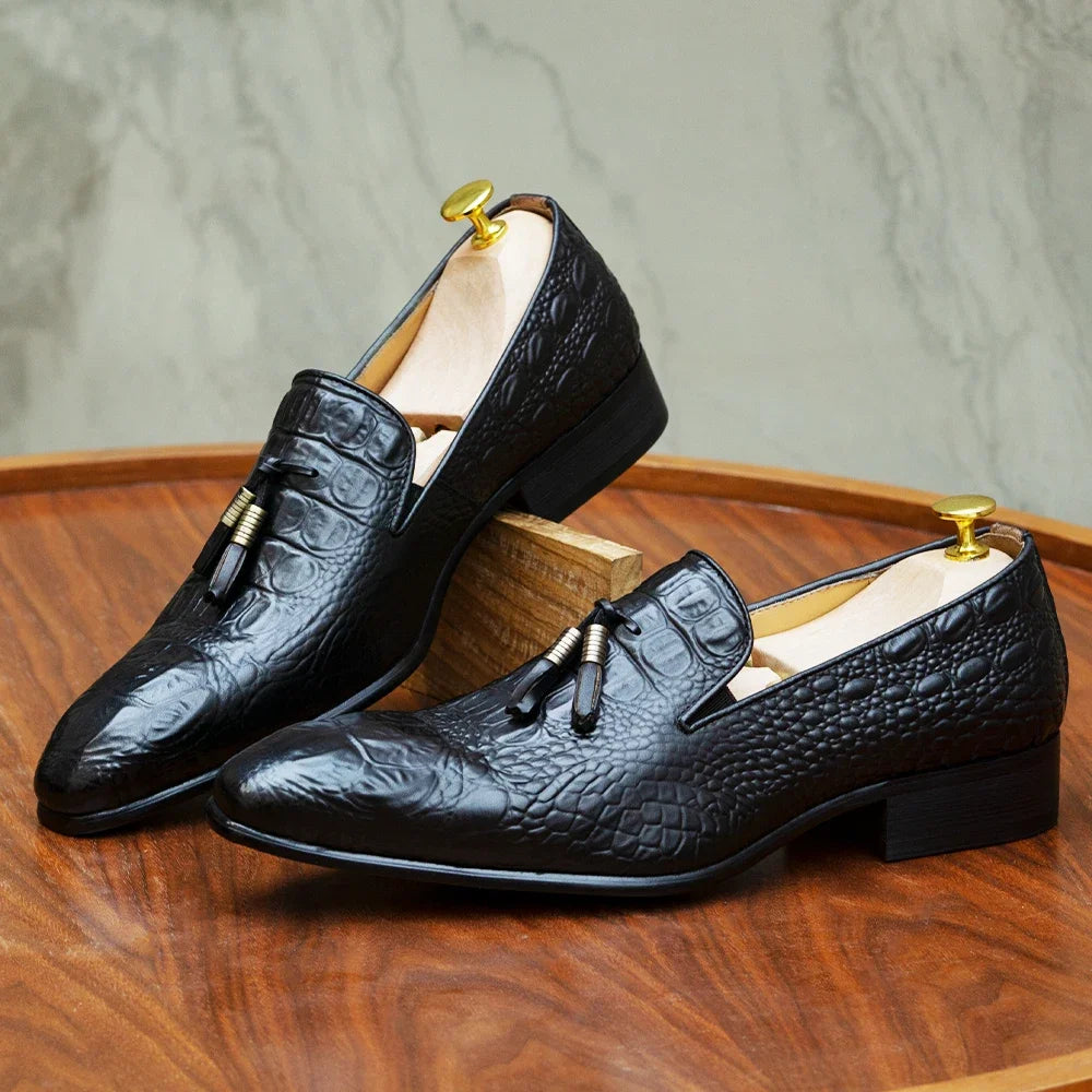 DANIEL WAFER TASSEL LOAFERS