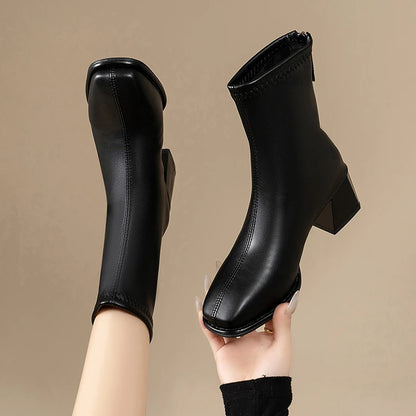 NOELLE ZIP BOOTS