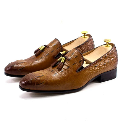 DANIEL WAFER TASSEL LOAFERS