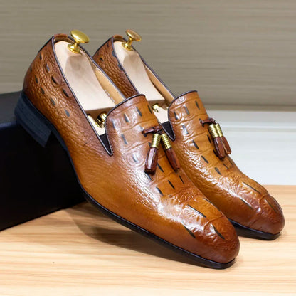 DANIEL WAFER TASSEL LOAFERS