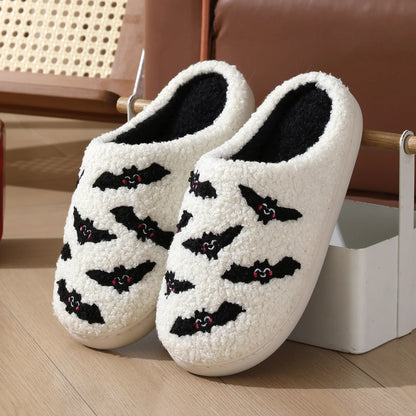 WOMENS HALLOWEEN NIGHT SLIPPERS