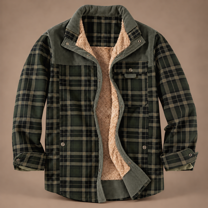 RUGGED PLAID WORKWEAR JACKET