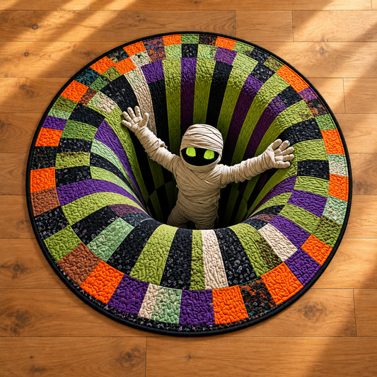 SPOOKY PIT ILLUSION RUG