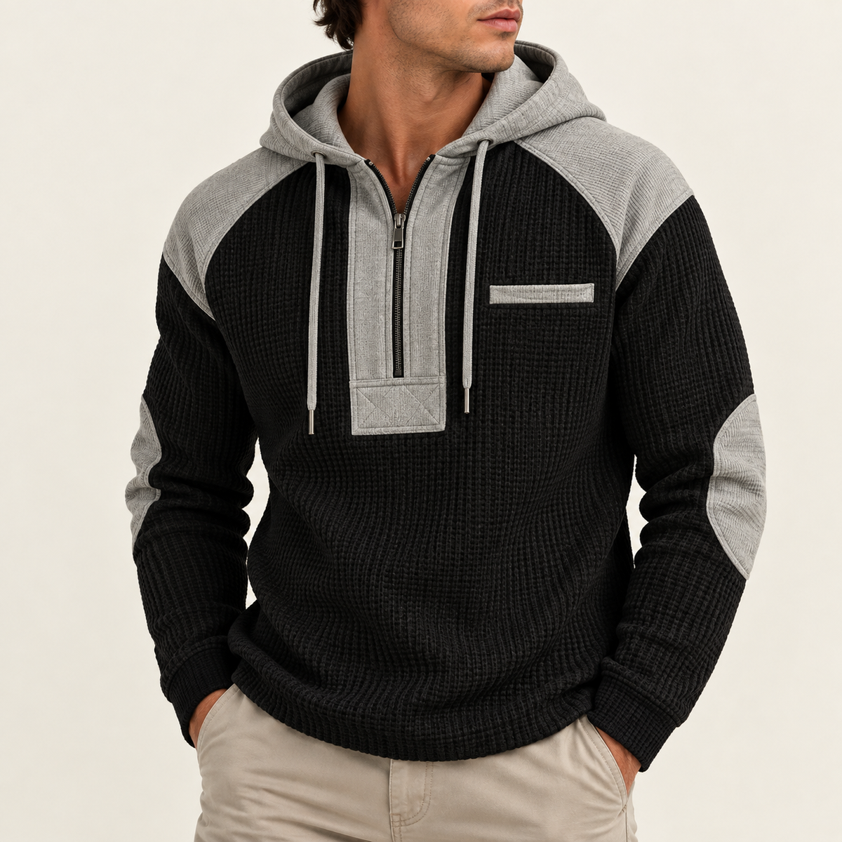 HUDSON WAFFLE HOODIE