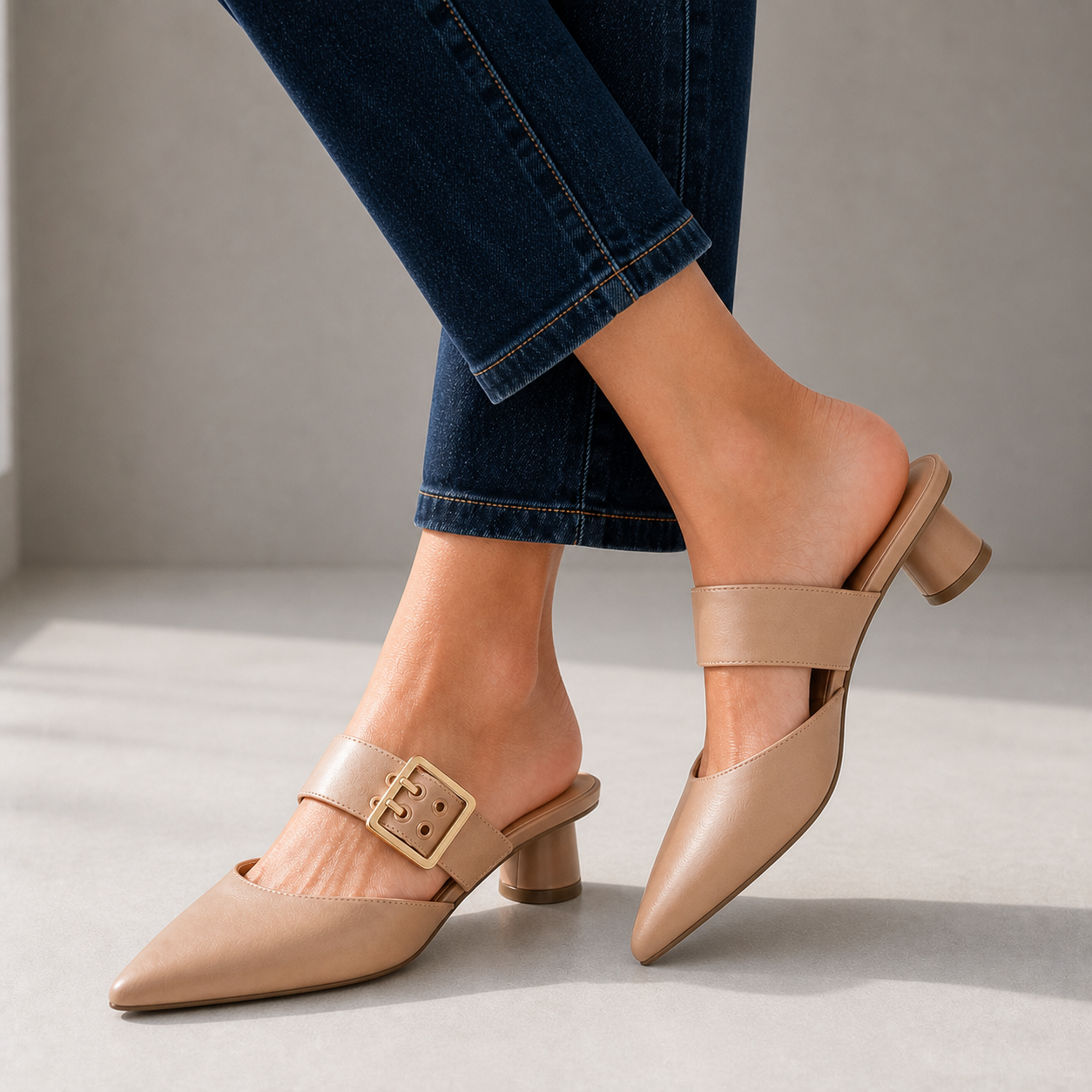 COLETTE BUCKLE HEEL