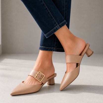 COLETTE BUCKLE HEEL