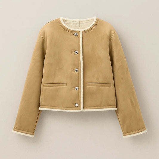 CLARA SHEARLING JACKET