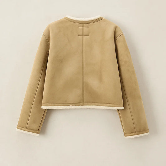 CLARA SHEARLING JACKET