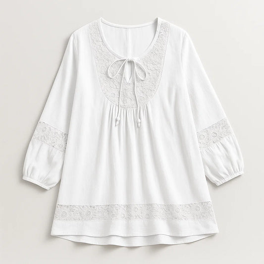 NOELLE EMBROIDERED TUNIC