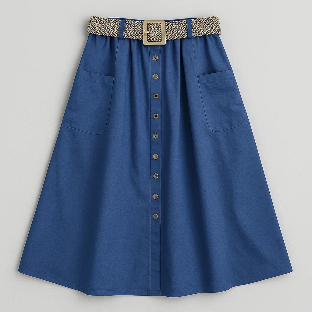 SELINE BELTED DRESS