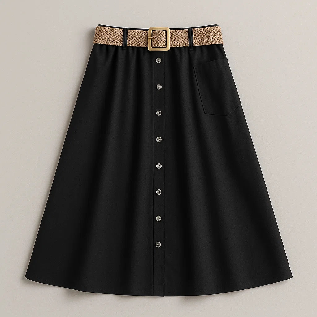 SELINE BELTED DRESS