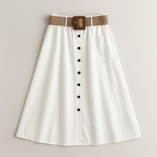 SELINE BELTED DRESS