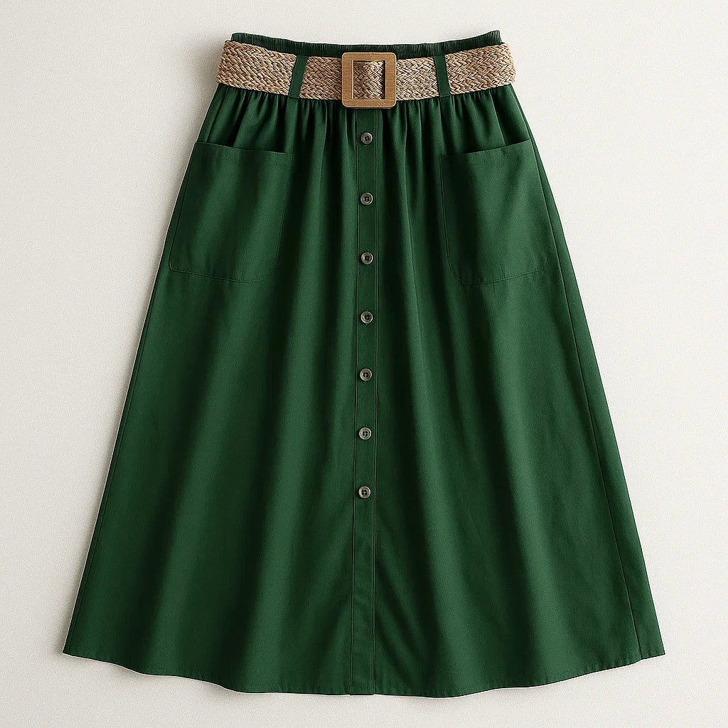 SELINE BELTED DRESS