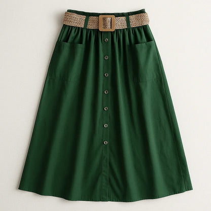 SELINE BELTED DRESS