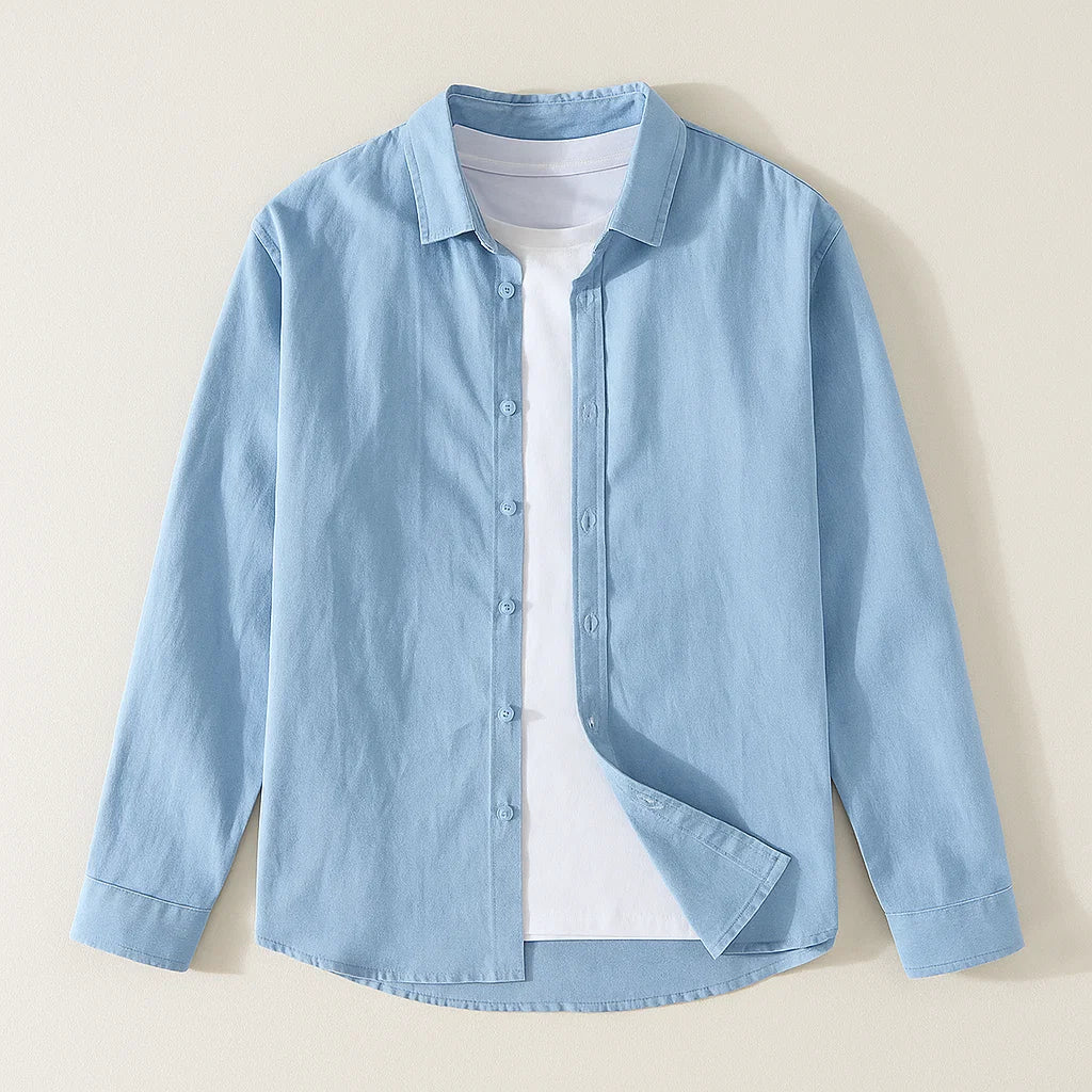 LUCA LINEN TUNIC SHIRT