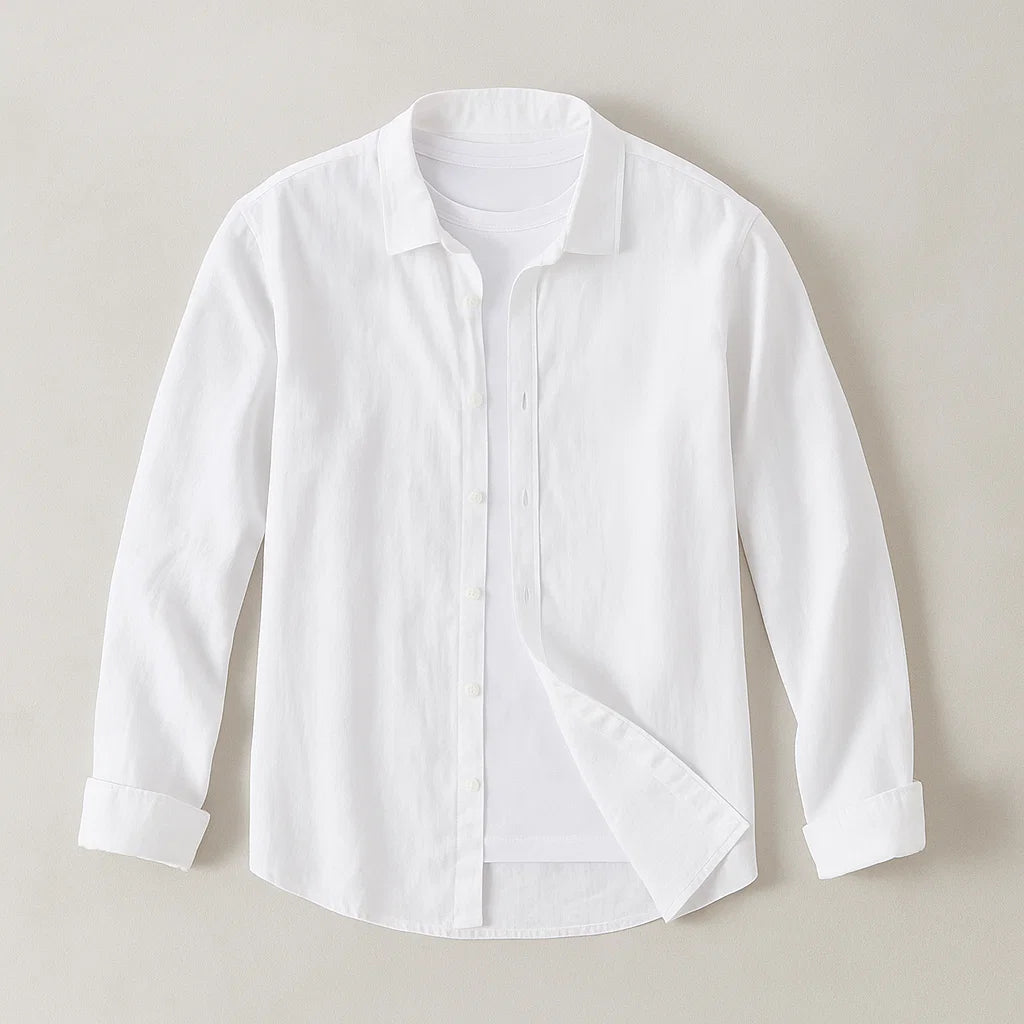 LUCA LINEN TUNIC SHIRT