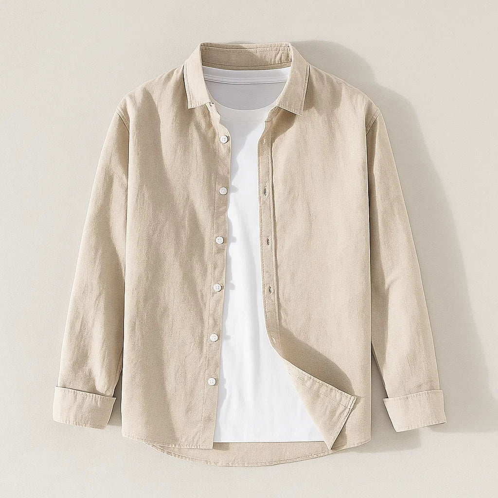 LUCA LINEN TUNIC SHIRT