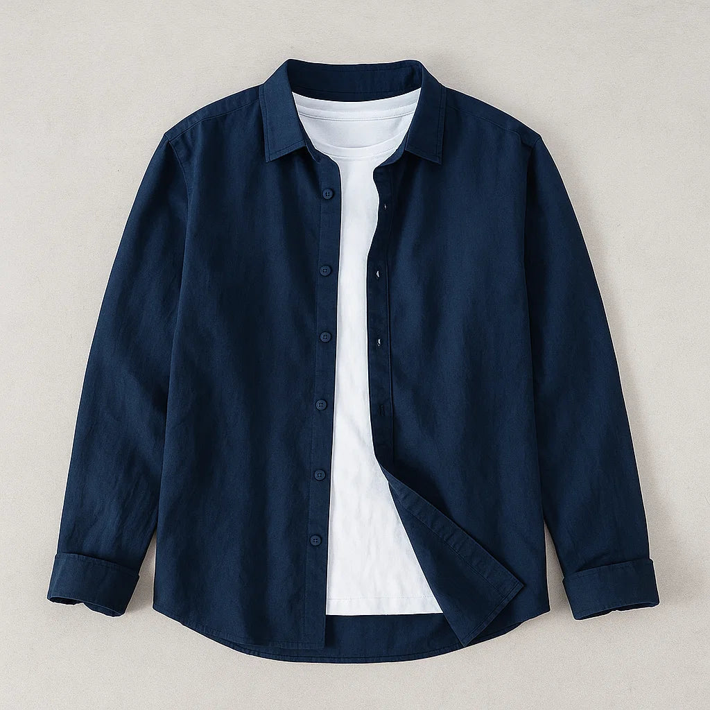 LUCA LINEN TUNIC SHIRT