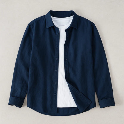 LUCA LINEN TUNIC SHIRT
