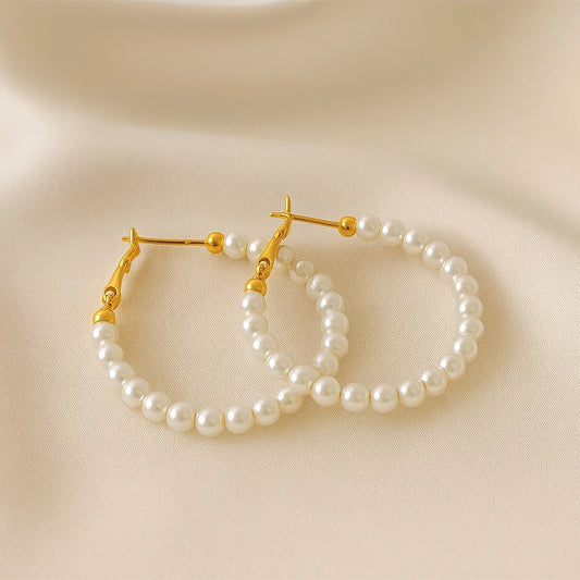 OPALINE HOOP EARRINGS